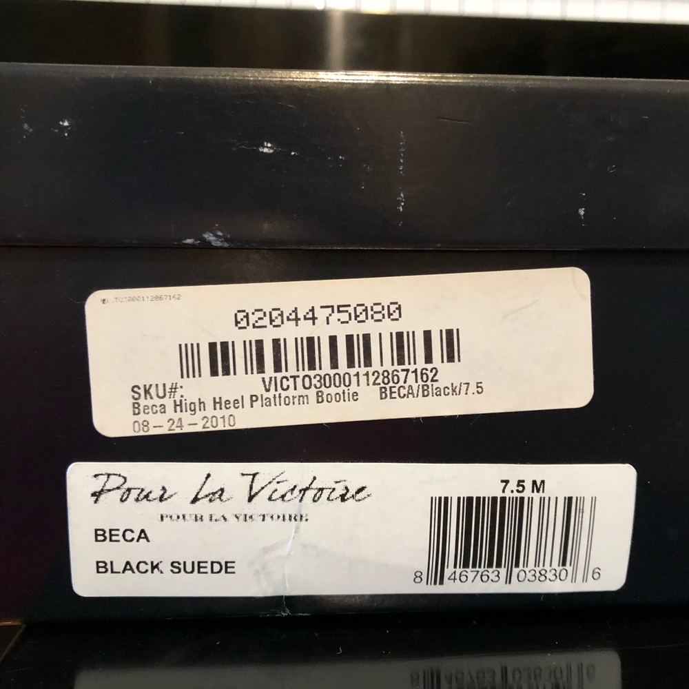 NEW Pour La Victoire suede high heel platform bootie - Picture 11 of 11